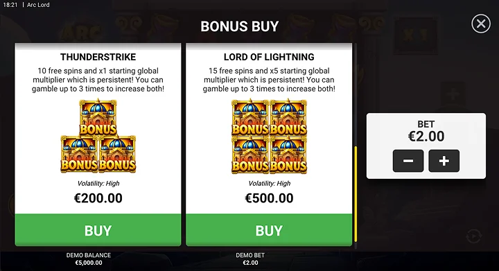 Thunderstrike Bonus és Lord of Lightning bónuszok az Arc Lordban